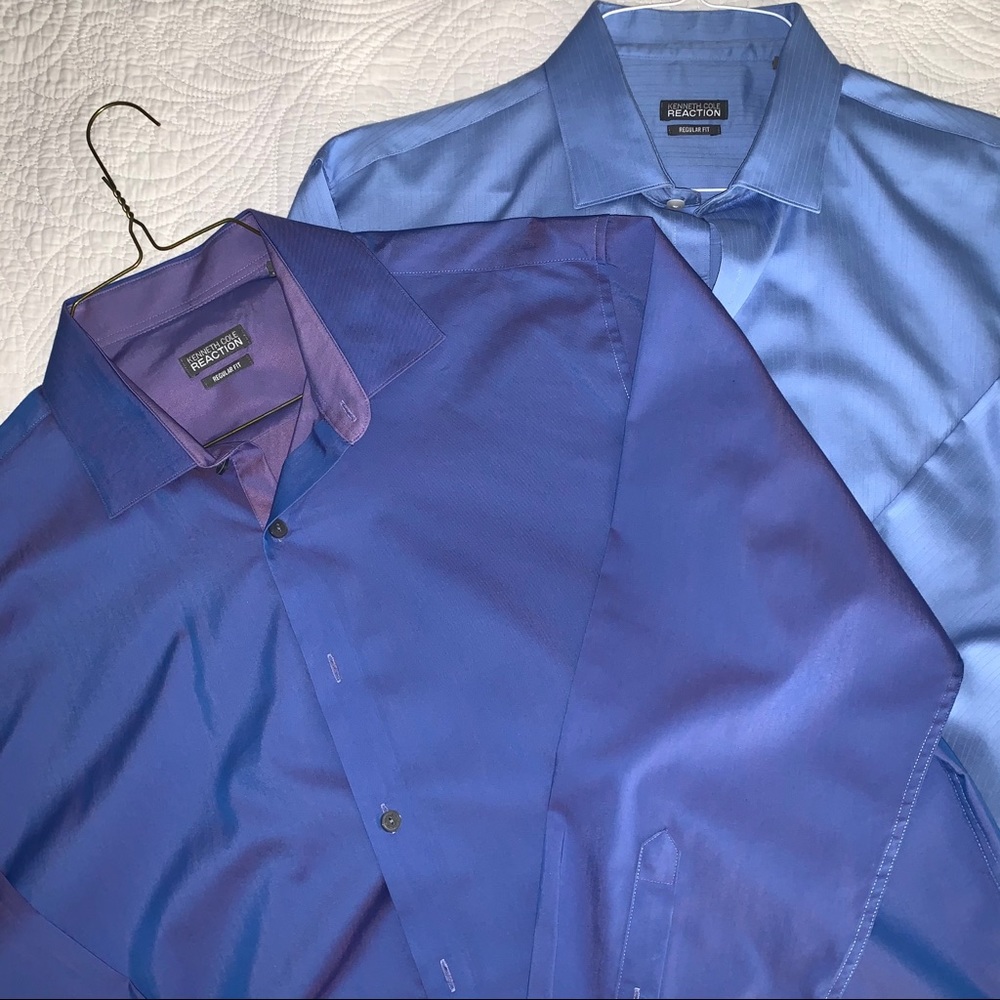 2 KENNETH COLE REACTION SHIRTS 🧪